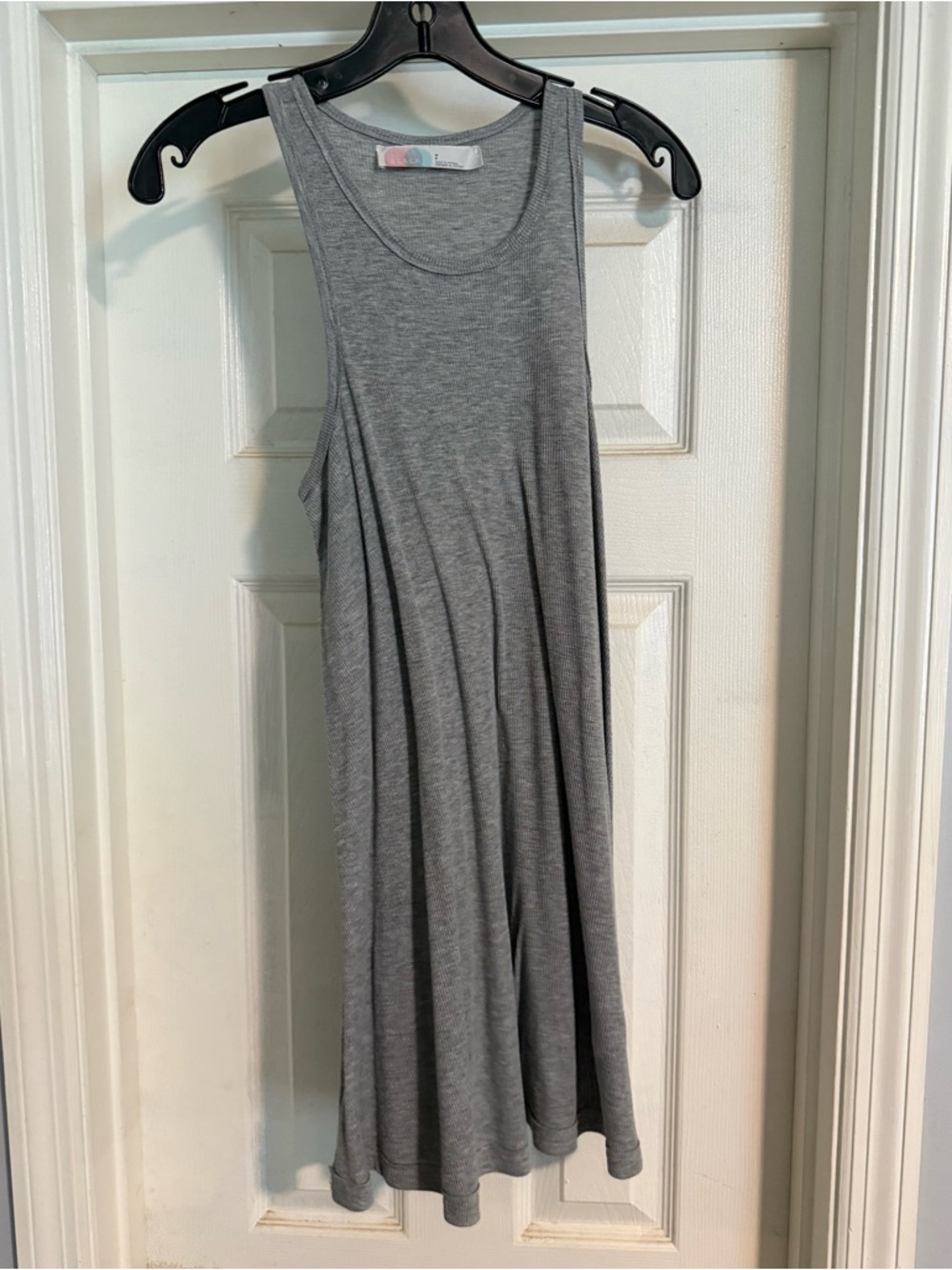 Sleeveless Gray Swing Tankini
